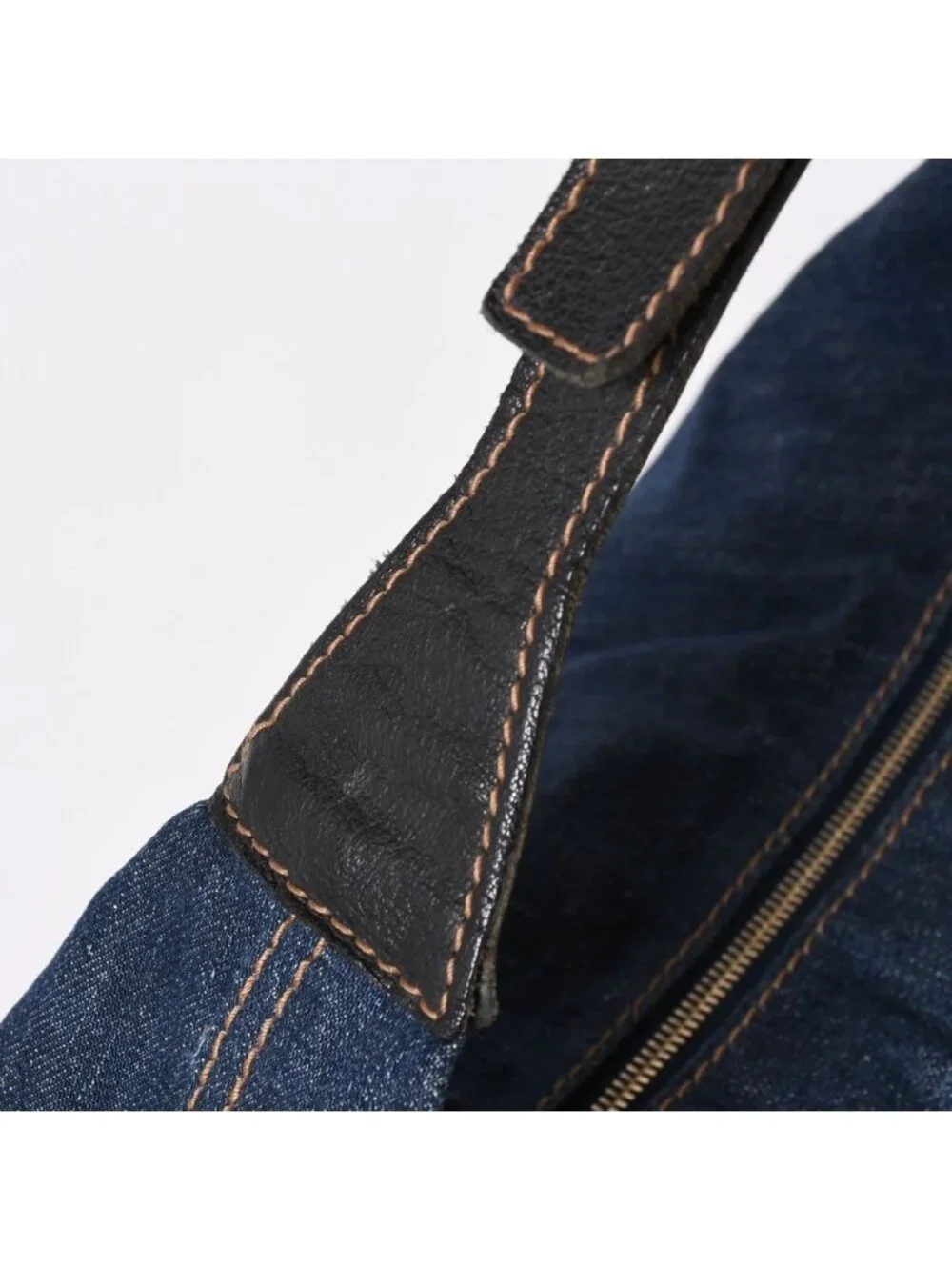 Saint Laurent Bag Cassandra Denim Blue Gold